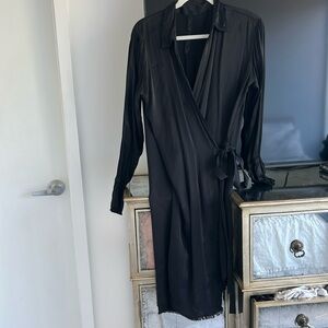 Jaga Rayon Duster Dress size 1 Small in Black